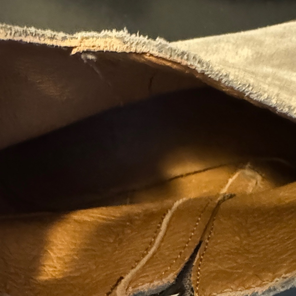 LIKE NEW Frye Taupe Suede Ankle Booties - Picture 11 of 11